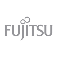 Fujitsu logo.