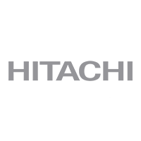 Hitachi logo.